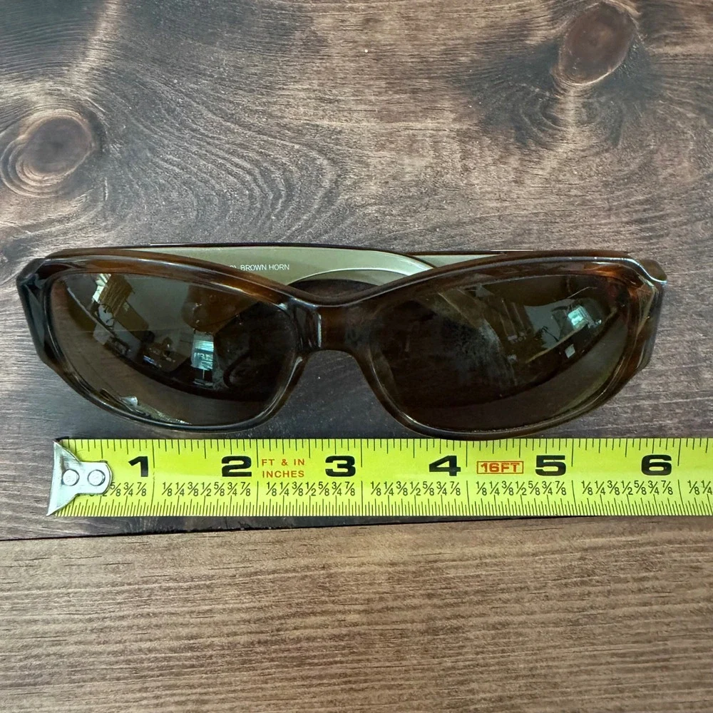 Coach Parker S848 Eyeglasses Brown Horn Rhinestone Heart Medallion FRAMES ONLY